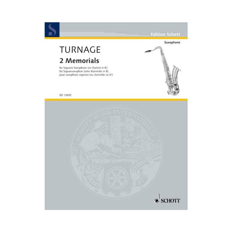 Turnage, Mark-Anthony - 2 Memorials 