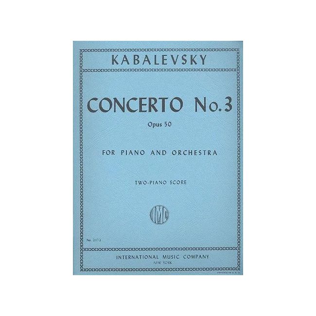 Kabalevsky, Dmitry - Concerto No. 3 op. 50 