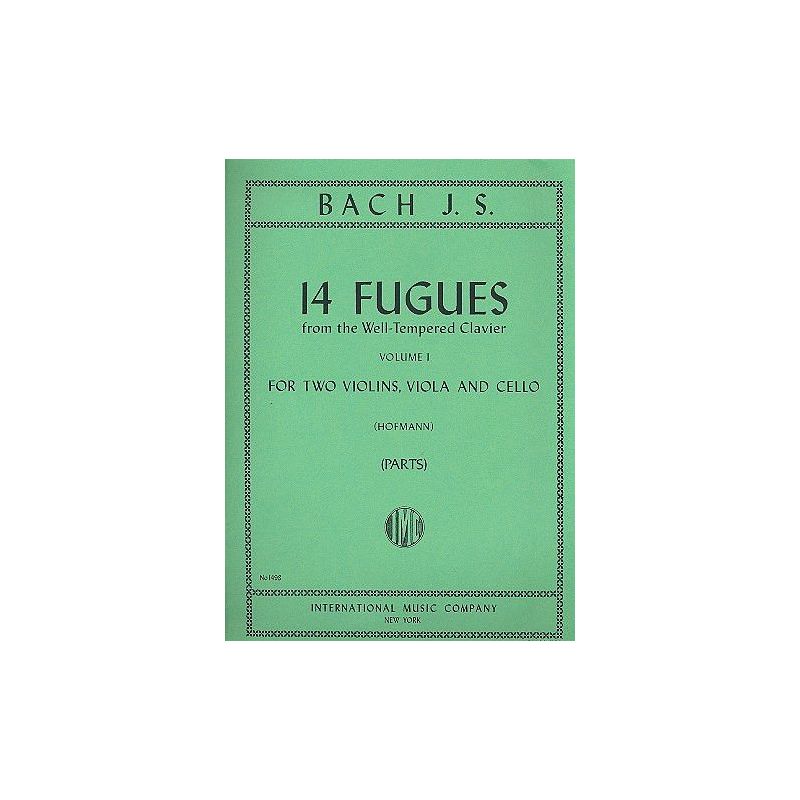 Bach, J.S - 14 Fugues from the Well-Tempered Clavier Vol. 1 Vol. 1