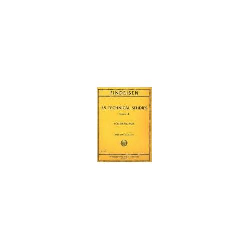 Findeisen, Theodor Albin - 25 Technical Studies Volume 2 op. 14 Vol. 2