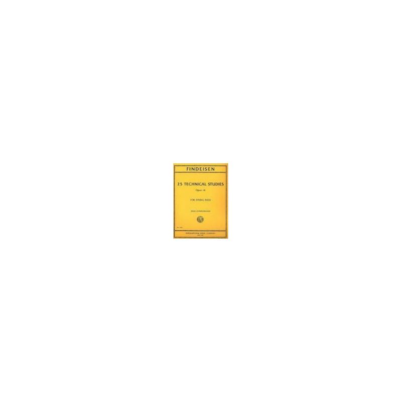 Findeisen, Theodor Albin - 25 Technical Studies Volume 2 op. 14 Vol. 2
