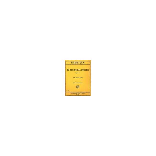 Findeisen, Theodor Albin - 25 Technical Studies Volume 2 op. 14 Vol. 2
