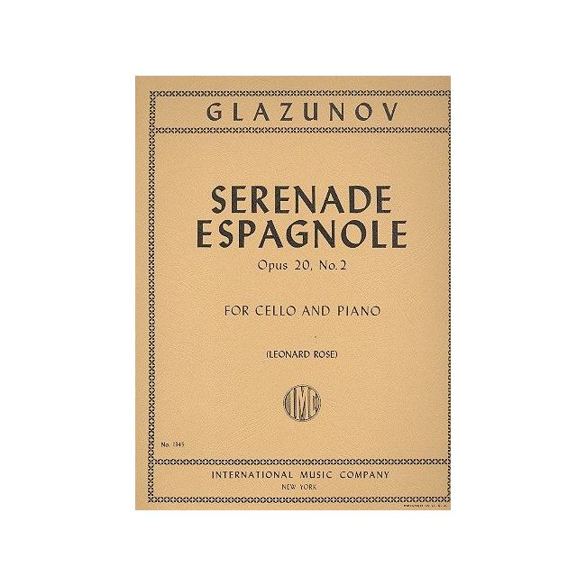 Glazunov & Rose - Serenade Espagnole op. 20/2 