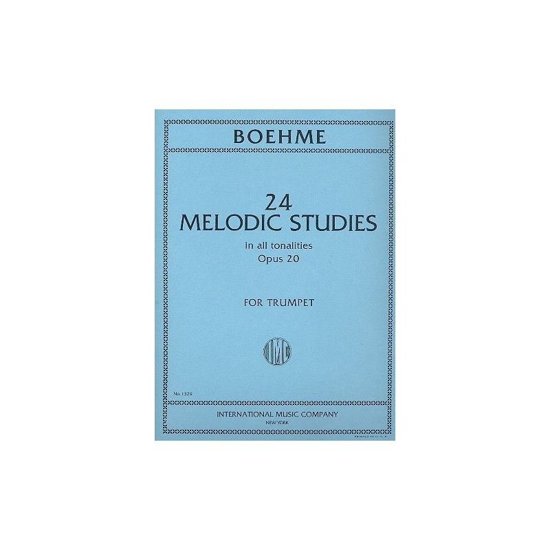 Boehme, Oskar - 24 Melodic Studies op. 20 