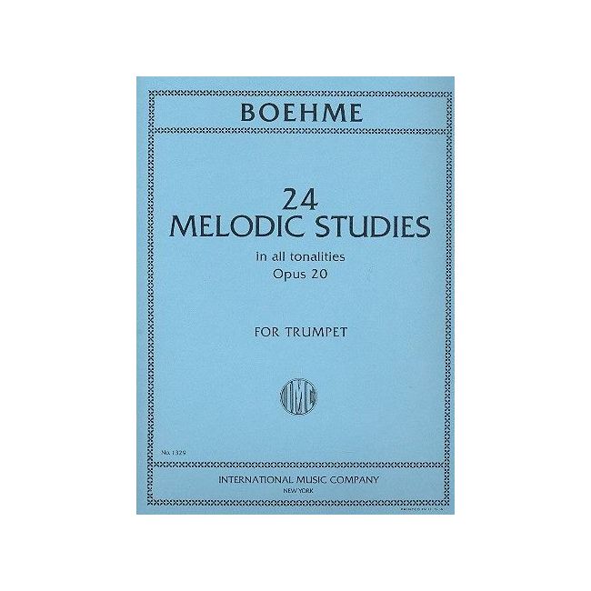 Boehme, Oskar - 24 Melodic Studies op. 20 