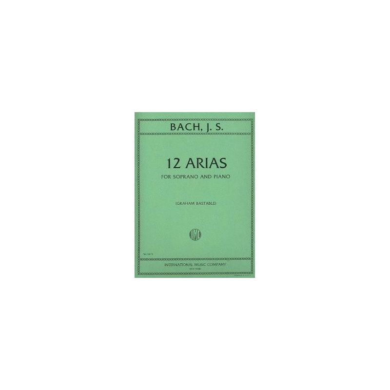 Bach, J.S - 12 ARIAS Sop.Vce Pft 