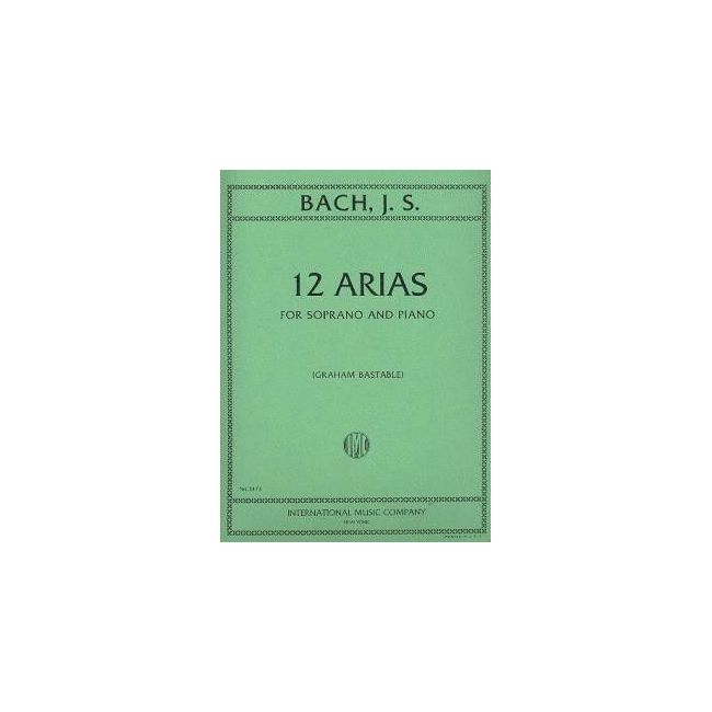 Bach, J.S - 12 ARIAS Sop.Vce Pft 
