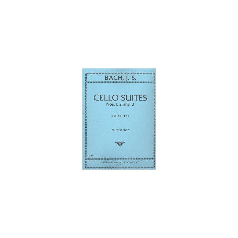 Bach, J.S - CELLO SUITES No.1/2 & 3 Gtr 