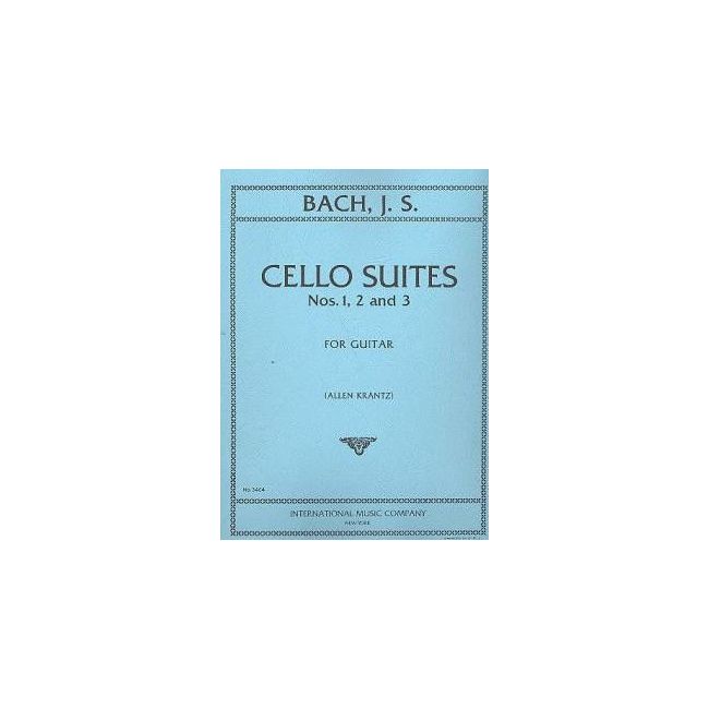 Bach, J.S - CELLO SUITES No.1/2 & 3 Gtr 
