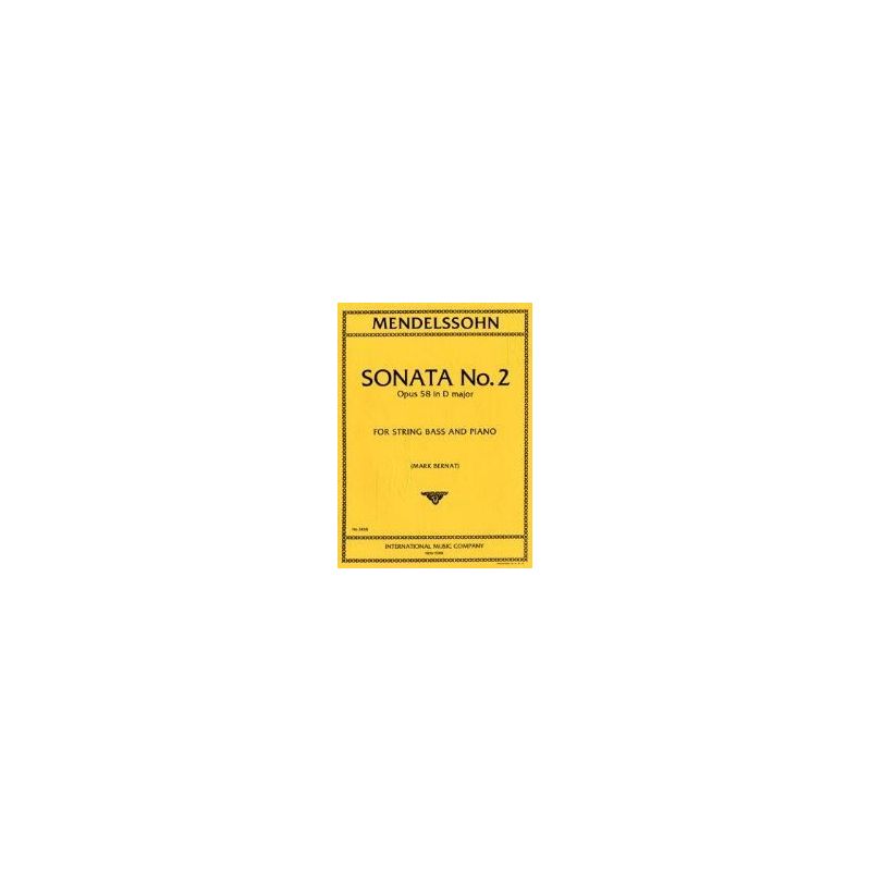 Mendelssohn Bartholdy, Felix - Sonata No. 2 in D major 