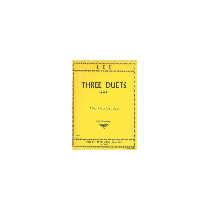 Lee, Sebastian - Three Duets op. 39 