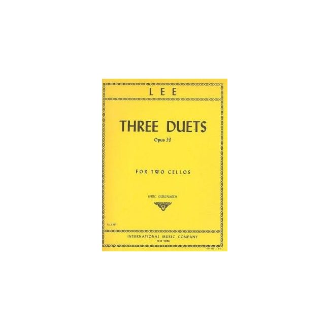 Lee, Sebastian - Three Duets op. 39