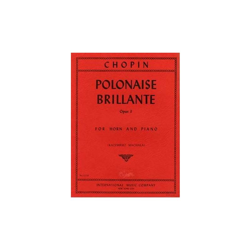 Chopin, Frédéric - Polonaise Brillante op. 3 