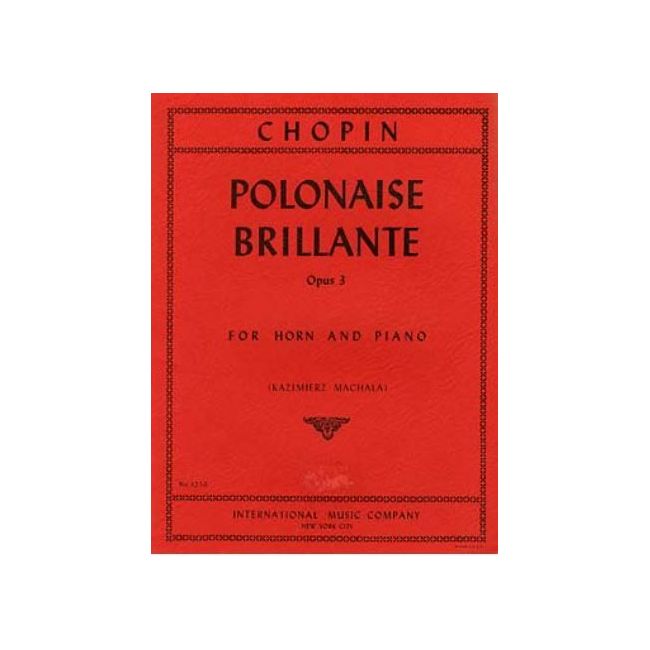Chopin, Frédéric - Polonaise Brillante op. 3 