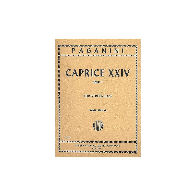 Paganini, Niccolò - Caprice XXIV op. 1/24 