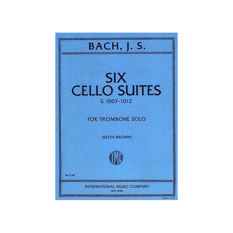 Bach, J.S - SIX CELLO SUITES Solo Trom 