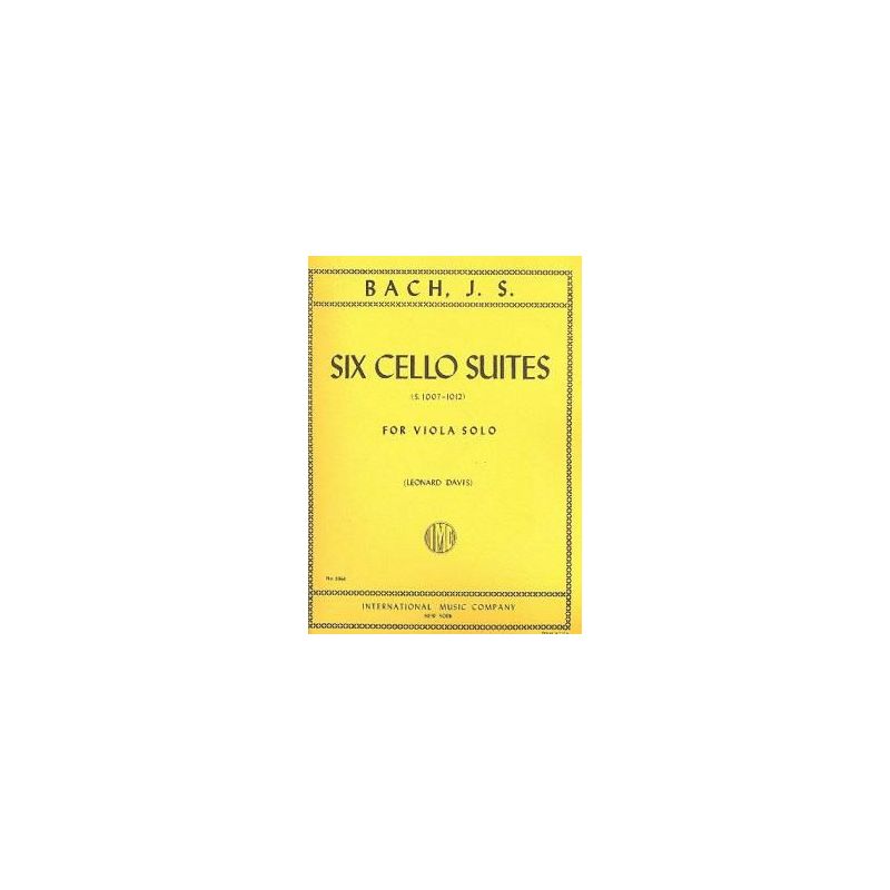 Bach, J.S - Six Cello Suites BWV1007-1012 