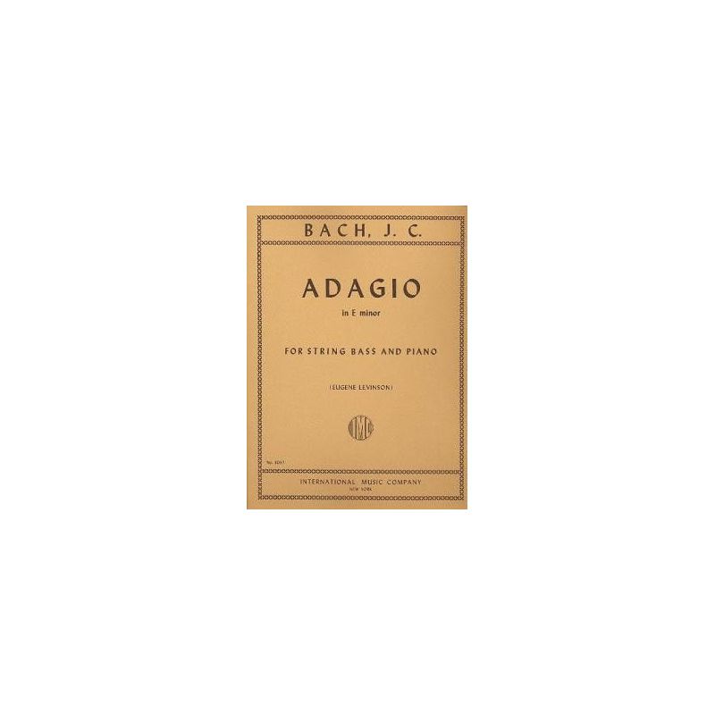 Bach, J.C - ADAGIO E min Kb Pft 