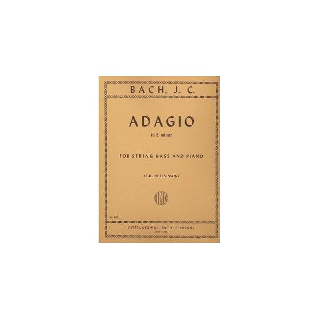 Bach, J.C - ADAGIO E min Kb Pft 