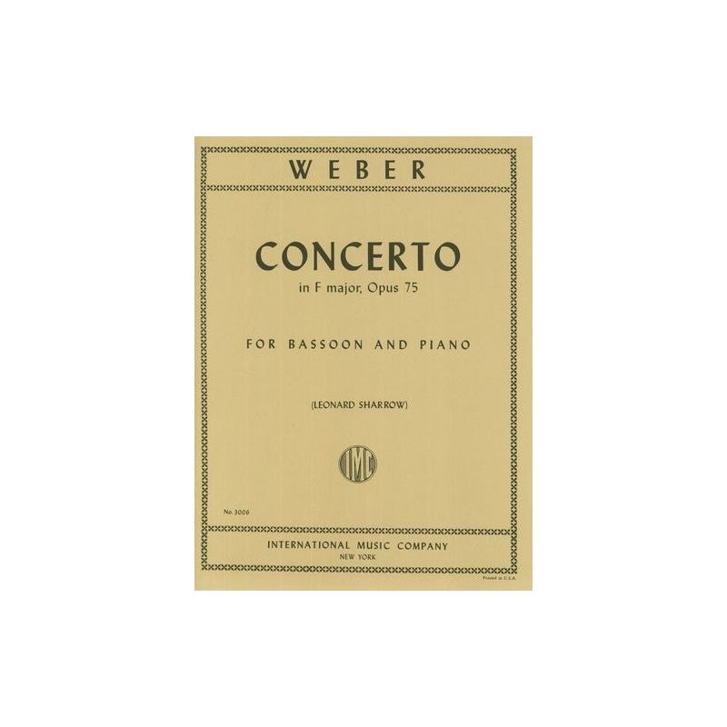 Weber, Carl Maria von - Concerto F major op. 75 