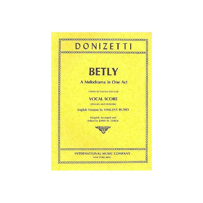Donizetti, Gaetano - Betly 