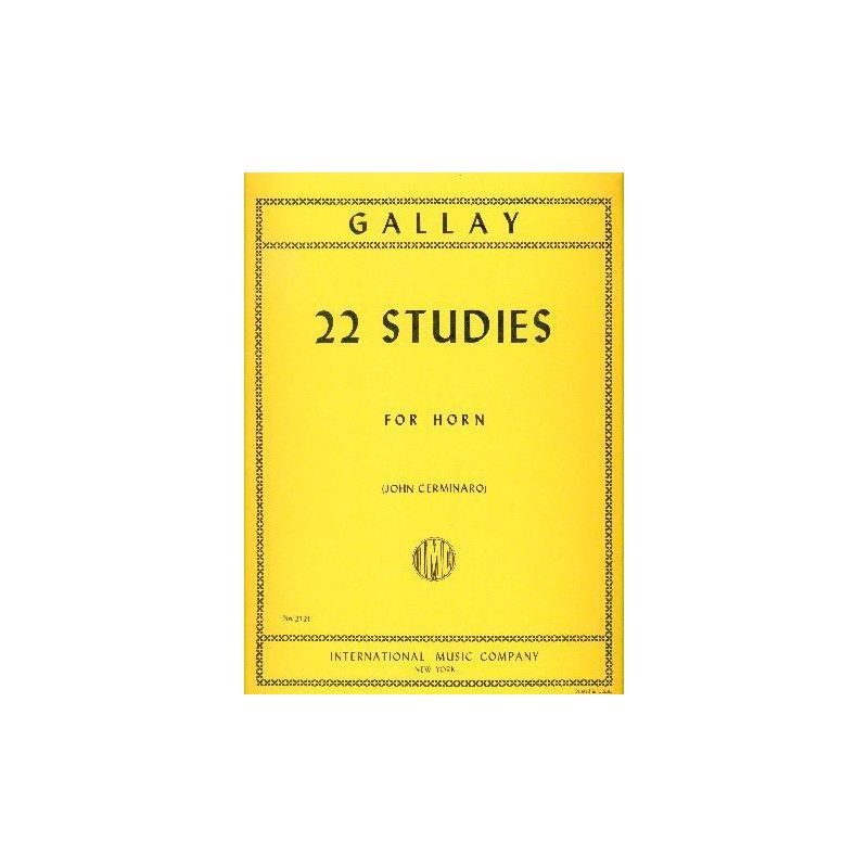 Gallay, Jaques Francois - 22 Studies 
