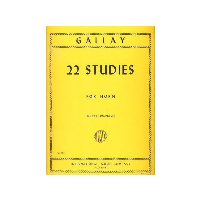 Gallay, Jaques Francois - 22 Studies