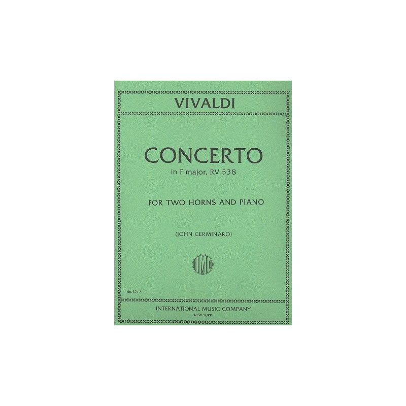 Vivaldi, Antonio - CONCERTO F Maj 2Hn Pft 