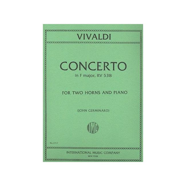 Vivaldi, Antonio - CONCERTO F Maj 2Hn Pft 