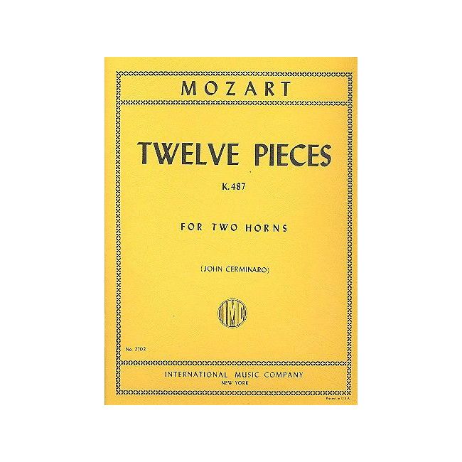 Mozart, Wolfgang Amadeus - 12 Pieces KV 487