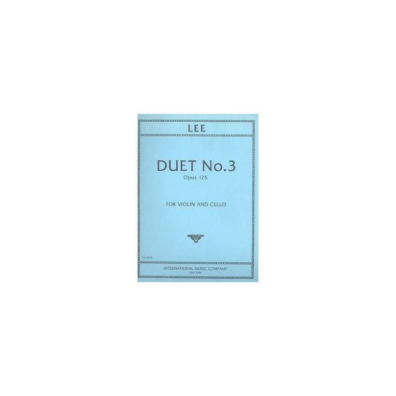 Lee, Sebastian - Duet No.3 B flat major op. 125 