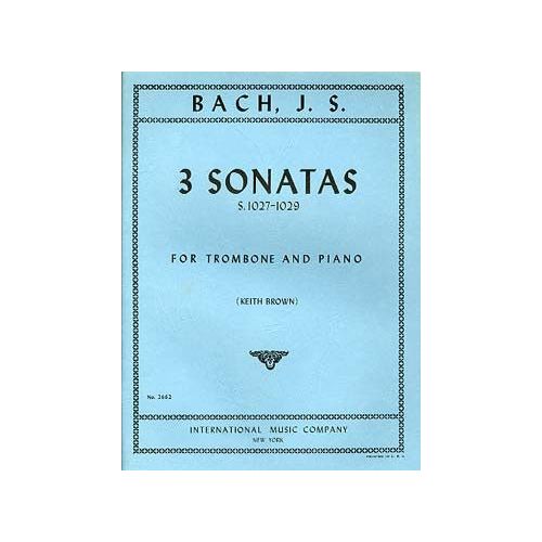 Bach, J.S - 3 Sonatas Bwv...