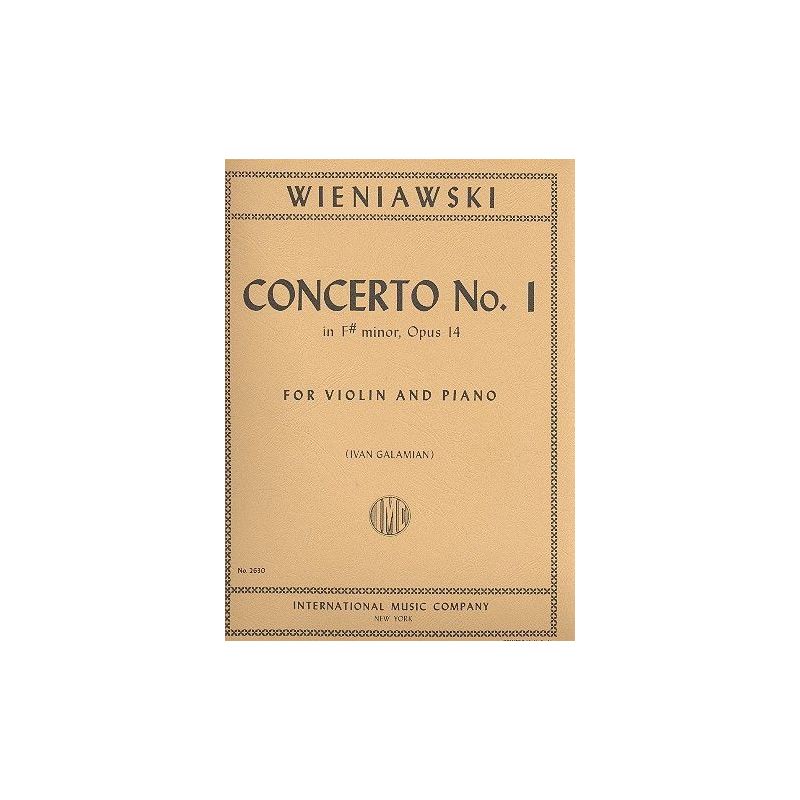 Wieniawski, Henryk - Violin Concerto No.1 F sharp minor op.14 