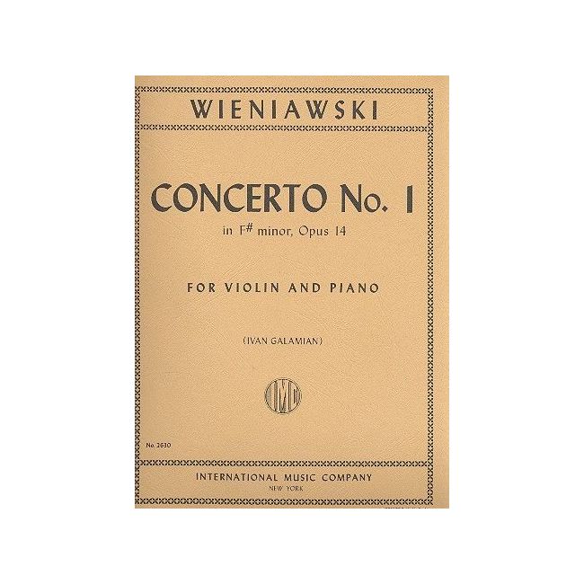 Wieniawski, Henryk - Violin Concerto No.1 F sharp minor op.14