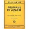 Wieniawski, Henryk - Polonaise de Concert D major op.4 