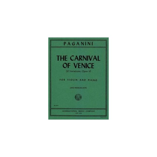 Paganini, Niccolò - Carnival of Venice op.10