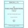 Bach, J.S - TERZETTI Complete 2Vln Vc 