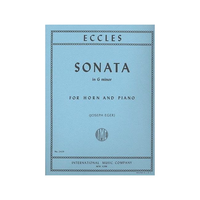 Eccles, Henry - Sonata G minor 