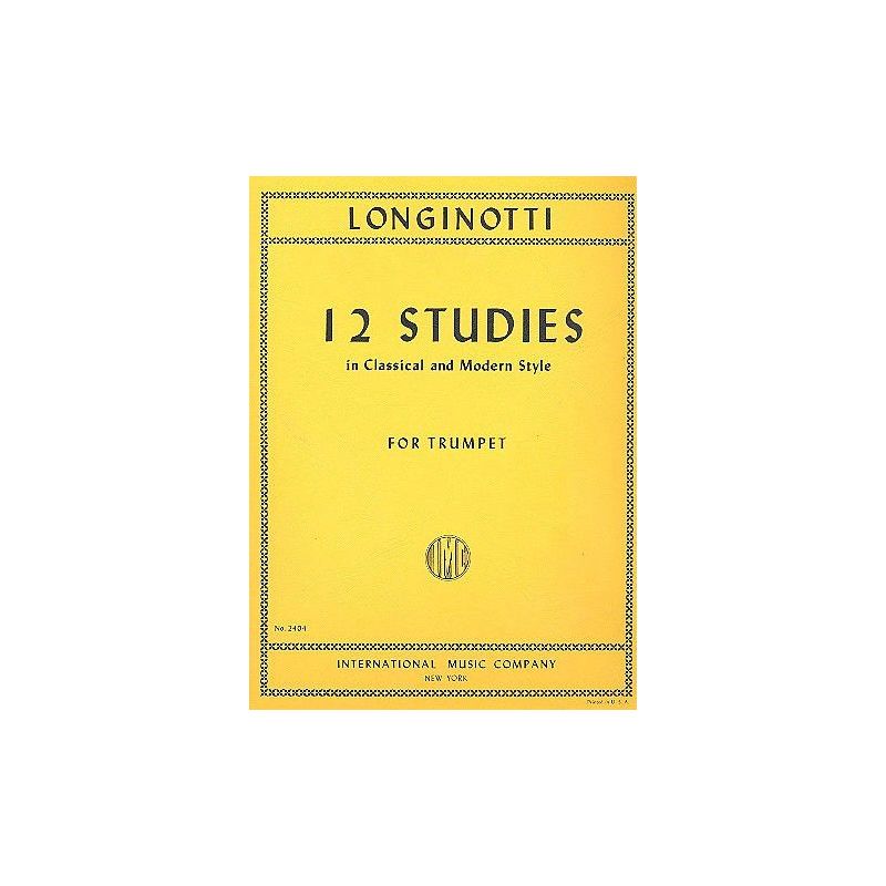 Longinotti, Paolo - 12 Studies in Classical and Modern Style 