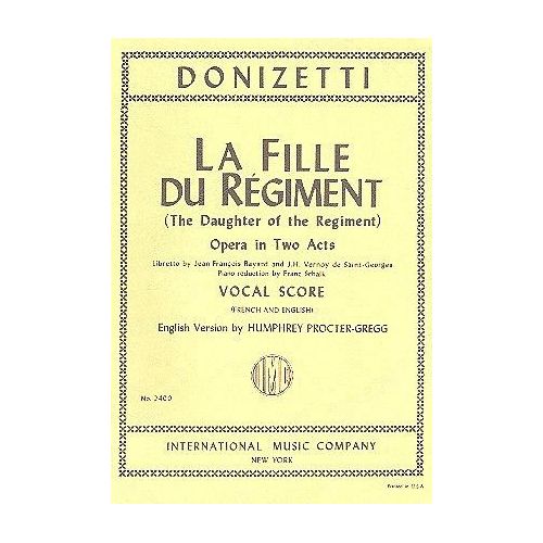 Donizetti, Gaetano - La Fille du Regiment 