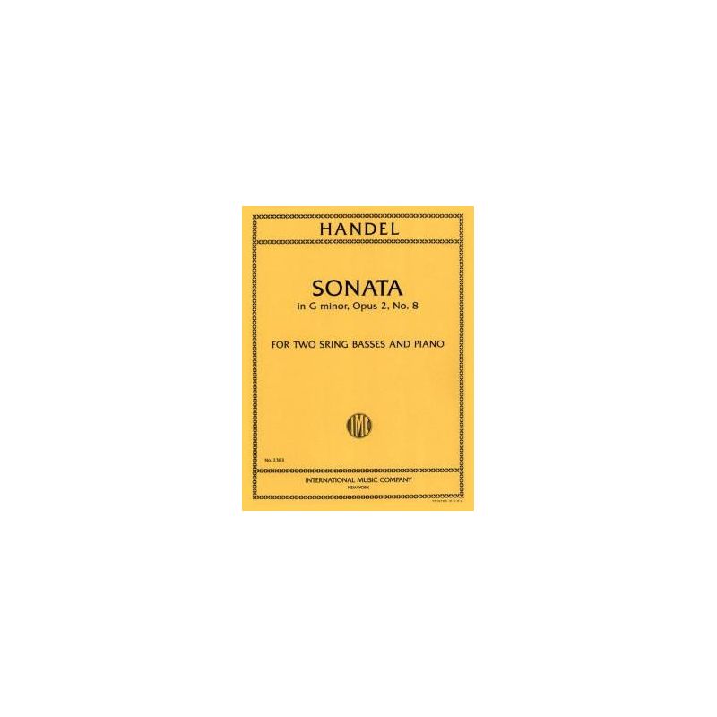 Handel, George Frideric - SONATA GMin OP2/8 2Kb Pft 