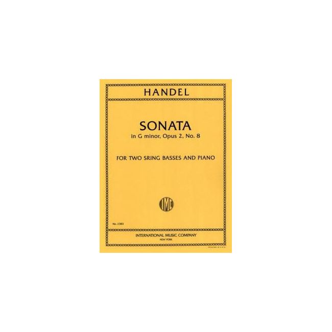 Handel, George Frideric - SONATA GMin OP2/8 2Kb Pft 