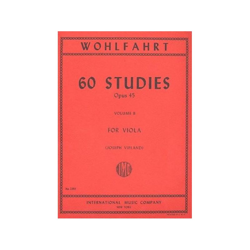 Wohlfahrt, Franz - 60 Studies Vol. 2 op.45 Vol. 2