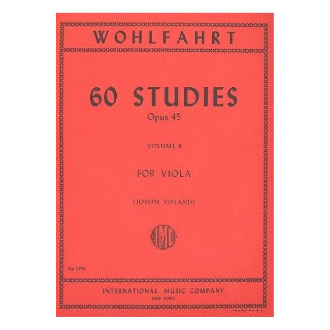 Wohlfahrt, Franz - 60 Studies Vol. 2 op.45 Vol. 2