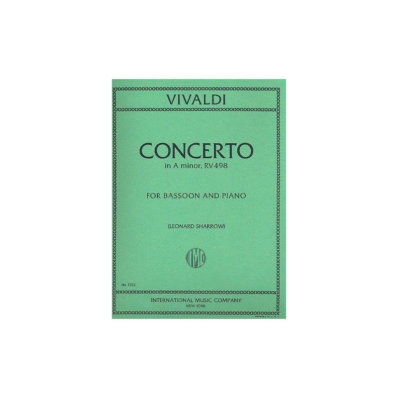 Vivaldi, Antonio - CONCERTO AMin Bsn Pft.Red 