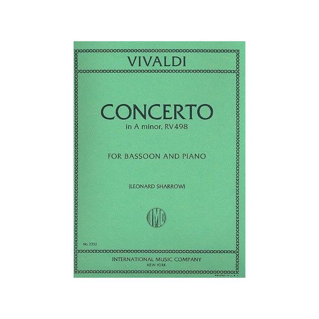 Vivaldi, Antonio - CONCERTO AMin Bsn Pft.Red 