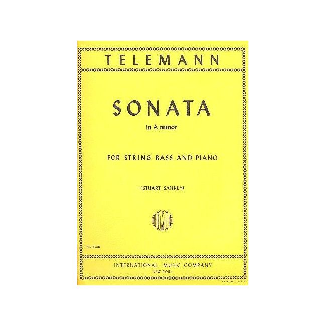 Telemann, Georg Philipp - SONATA A Min Kb Pft 