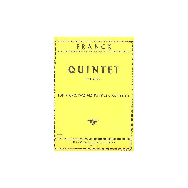 Franck, César - Quintet in F minor 