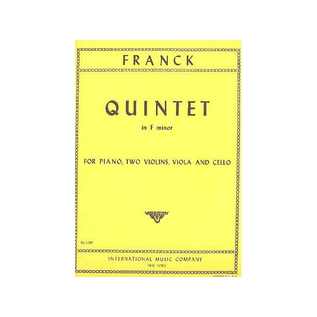 Franck, César - Quintet in F minor 