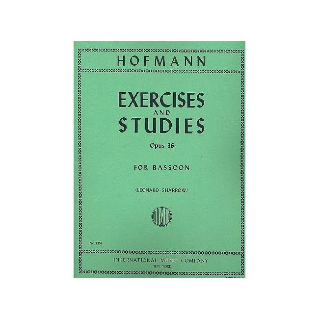 Hofmann, Heinrich - 14 Exercises and Studies op. 36 